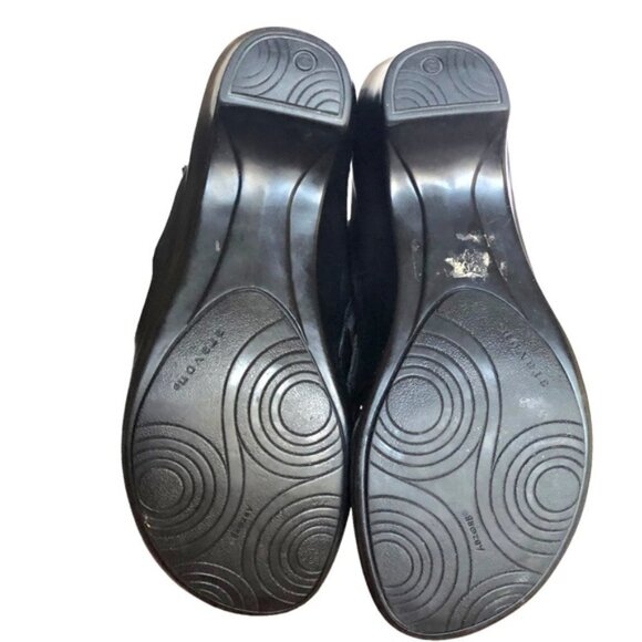 Aravon Kira Sandal Size 7 Black Leather - Picture 9 of 12